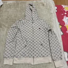 Burberry Blue Label チェック柄パーカー 38