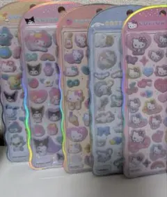 コットンパフィーシール サンリオ 5枚セット　正規品