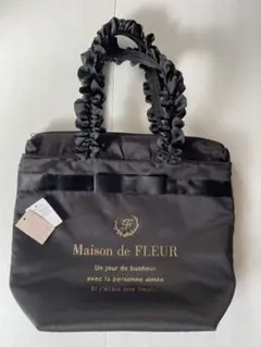 Maison de FLEUR メゾンドフルール　トートバッグ　ブラック