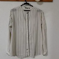 pas de calais ストライプ柄 長袖シャツ 36のサムネイル