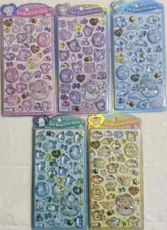 うるちゅるポップシール ５種類