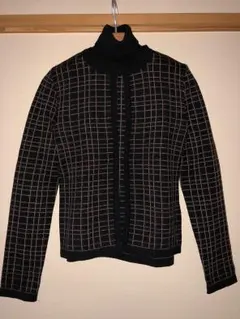 ニットカーディガン・タートルネック