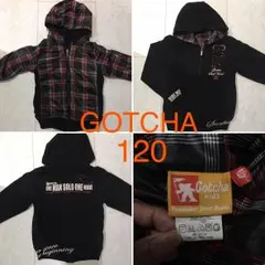 【難あり】GOTCHA リバーシブル パーカー 120