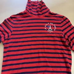 Callaway ストライプ タートルネックシャツ M