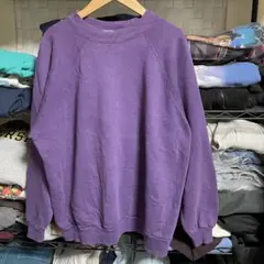 90s’Hanes Her WayヴィンテージラグランスウェットXL 実寸L短丈