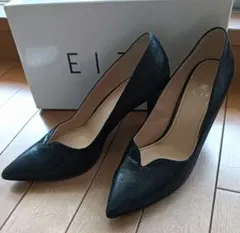 ブラック　EIZO パンプス　23.5cm