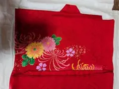 お宮参り用 赤とピンクの衣装