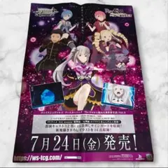 ヴァイスシュヴァルツ Re:ゼロから始める異世 界生活 Vol.4 販促ポスター