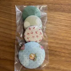 くるみボタン ４個 ハンドメイド