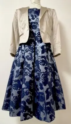 AIMER ネイビーノースリーブワンピース