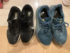 2足セット NIKE ペガサスターボネクスト アシックス ゲルキュムラス