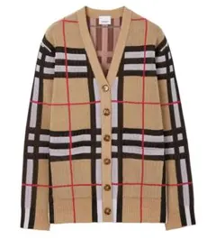 あんしん鑑定利用可能！新品！Burberry ヴィンテージチェック カーディガン