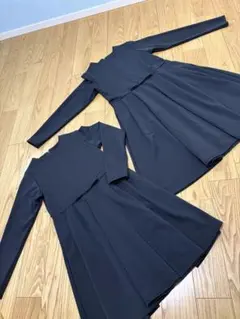 美品 礼服 ウエストリボンセレモニーワンピース 140 150
