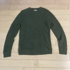 SATURDAYS SURF NYC オリーブグリーン ニットセーター Sのサムネイル