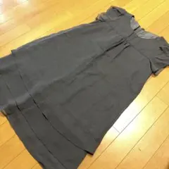 ブラックフォローマル シフォン Aラインドレス 11号