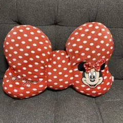 ディズニー ミニーマウス　リボンクッション