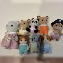 シルバニアファミリー 人形8体セット