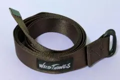 【美品】WILD THINGS ナイロンベルト ブラウン　ダブルリング