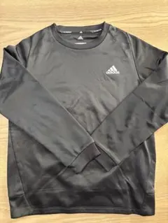 adidas トレーナー キッズ150 黒 ロゴ