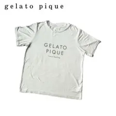 gelato pique ロゴプリント Tシャツ パジャマ　水色のサムネイル