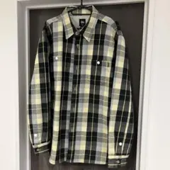 希少XL】STUSSY 中綿ジップアップ オンブレチェック ジャケット 