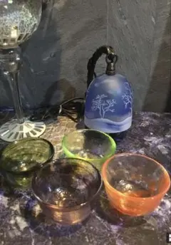 ⚜️小樽北一硝子・可愛いくて美しいグラス (4品set)⚜️