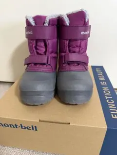 mont-bell 子供用ブーツ 18.0cm 紫のサムネイル