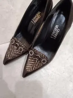 GIANNI VERSACE ブラウン ハイヒールのサムネイル
