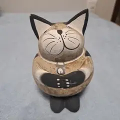 猫型木製置物