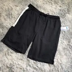 【新品未使用】GU ジーユー（L）ショート ハーフ パンツ ズボン 黒 ブラック