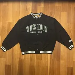 VISION STREET WEAR スタジャン ネイビー