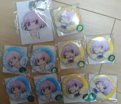 くじメイト　どこプラ　グリッドマン　アカネ　アクリルキーホルダー　缶バッジ