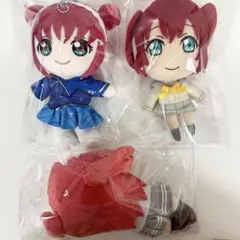 100カノ Chibiぬいぐるみ 3体セット バンダイ - メルカリ