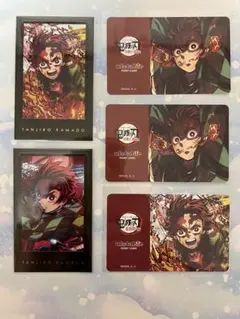 鬼滅の刃　ダイニング　お楽しみくじ　チェキ風ブロマイド　ポイントカード　炭治郎