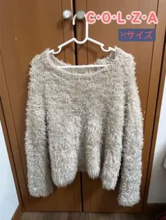 C・O・L・Z・A ふわふわ　ニット　ポリエステル　Mサイズ　ハニーズ