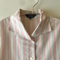 vintage ピンク ストライプ シャツ80s 90sのサムネイル