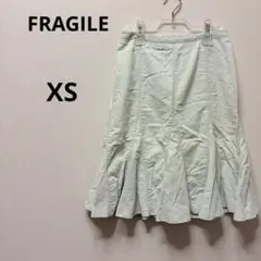フラジール　ひざ丈フレアスカート グレー　ホワイト　シンプル　無地　上品　春のサムネイル