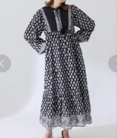 SALE！アーバンリサーチ／MIXプリントオリエンタルコットンワンピース