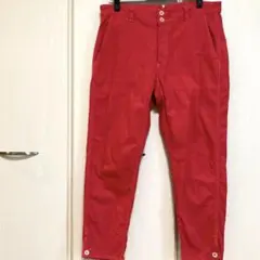 か*ぎ様 ✅ハリウッドランチマーケット❤️ピンク系✨クロップドパンツ❤️リネン混のサムネイル