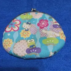 サンリオキャラクターズ 和柄 がま口財布