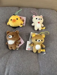 【 リラックマ　ゴムひも付きマスコット『全4種セット』】⑤