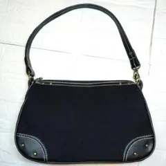 COMME CA DU MODEコムサデモードワンショルダーバッグ ブラック