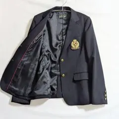 イーストボーイ 紺ブレ テーラードジャケット エンブレム 金ボタン M 9