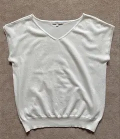 PROPORTION body dressing ホワイト ニット トップス