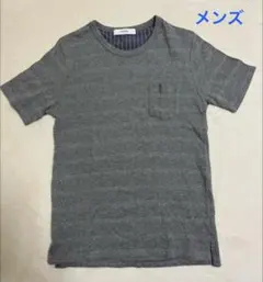 INHERIT ポケット付きTシャツ グレー メンズM