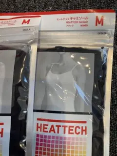 ユニクロ HEATTECH キャミソール 黒 M 2枚セット 【新品】