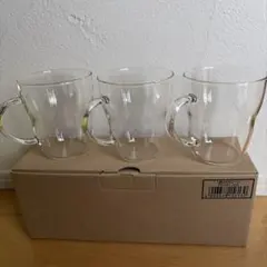 東洋佐々木ガラス マグカップ 330ml 3個セット クリア 耐熱マグカップ