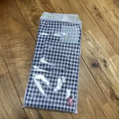 UNIQLO ネイビー・ホワイトチェック スパッツ 110cm