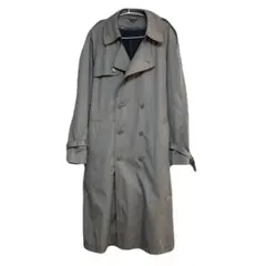 グレー トレンチコート 裏地チェック