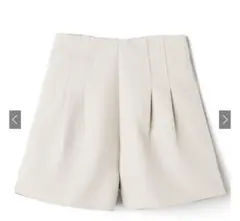 GRL ハイウエストタックショートパンツ［at1647］ ホワイト